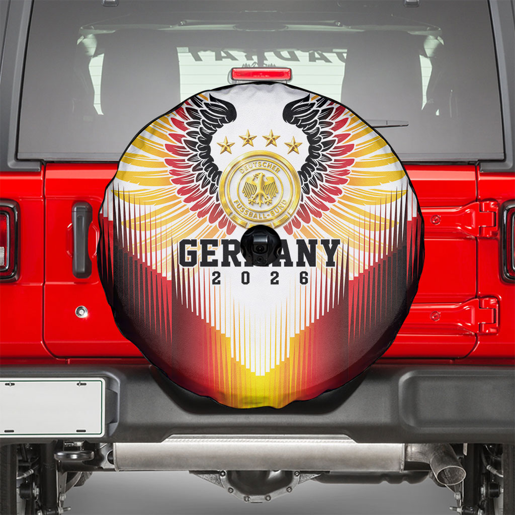 Germany Football 2026 Spare Tire Cover Deutschland Eagle Wings Special Style