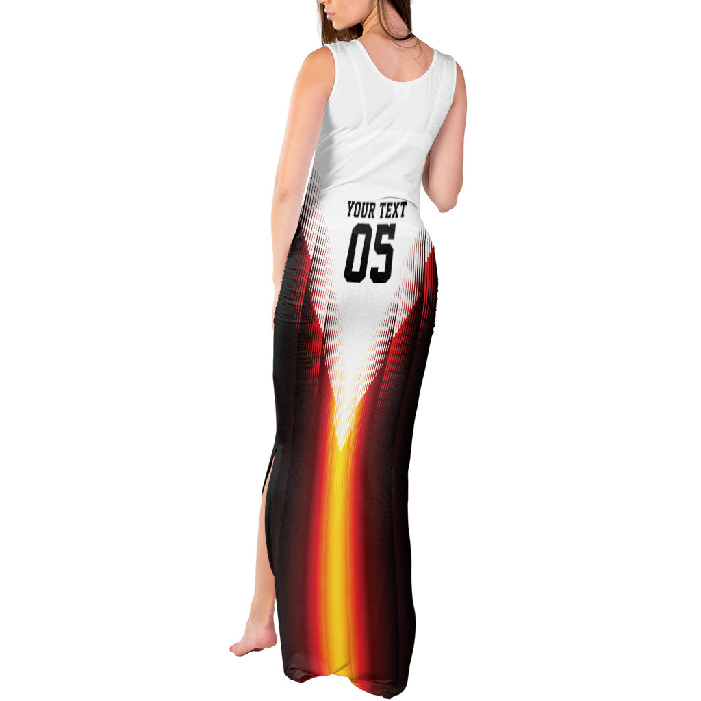 Custom Germany Football 2026 Tank Maxi Dress Deutschland Eagle Wings Special Style