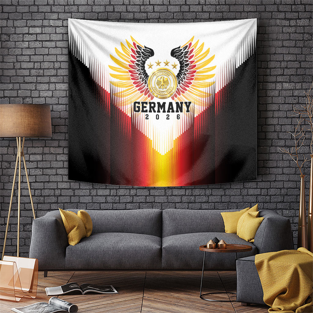 Germany Football 2026 Tapestry Deutschland Eagle Wings Special Style
