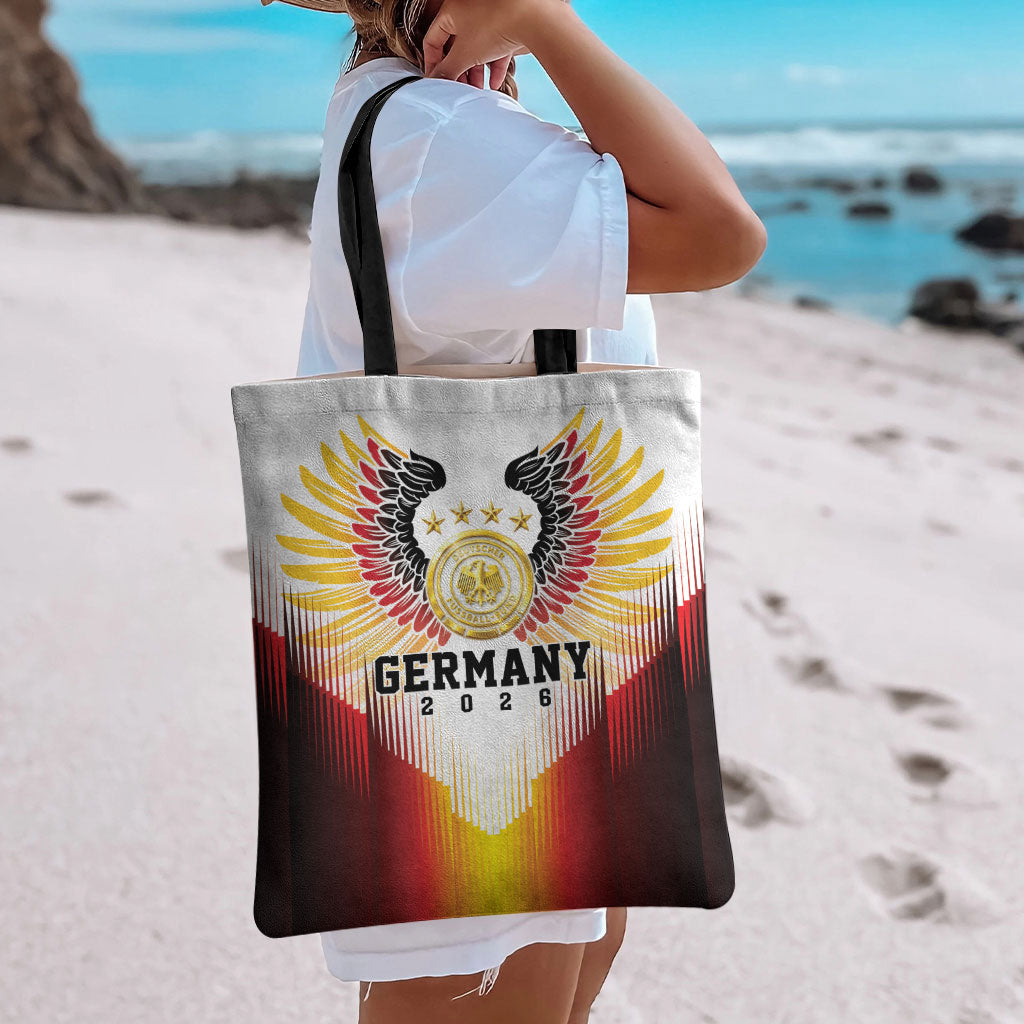 Germany Football 2026 Tote Bag Deutschland Eagle Wings Special Style