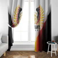 Germany Football 2026 Window Curtain Deutschland Eagle Wings Special Style