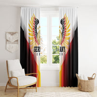Germany Football 2026 Window Curtain Deutschland Eagle Wings Special Style