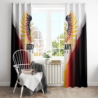 Germany Football 2026 Window Curtain Deutschland Eagle Wings Special Style