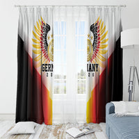Germany Football 2026 Window Curtain Deutschland Eagle Wings Special Style