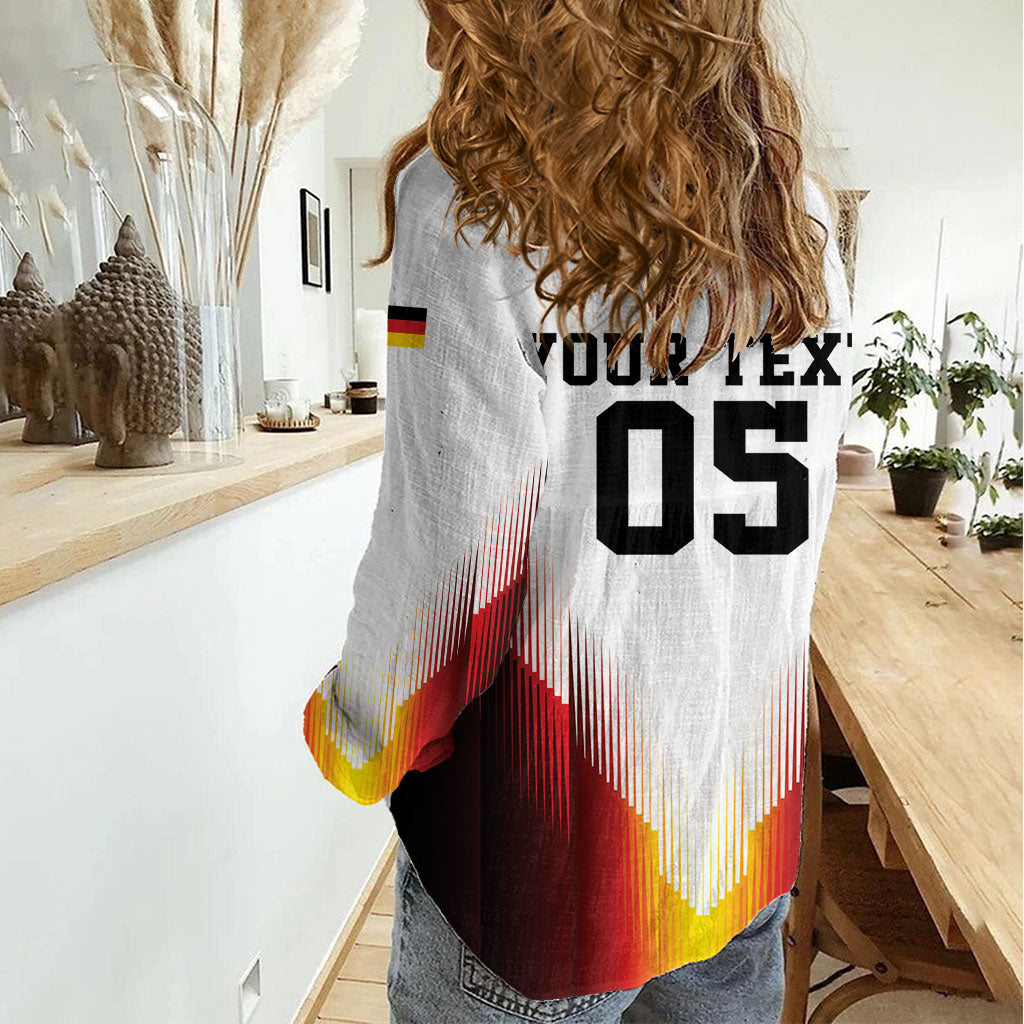 Custom Germany Football 2026 Women Casual Shirt Deutschland Eagle Wings Special Style