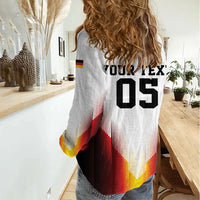 Custom Germany Football 2026 Women Casual Shirt Deutschland Eagle Wings Special Style