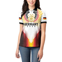Custom Germany Football 2026 Women Polo Shirt Deutschland Eagle Wings Special Style