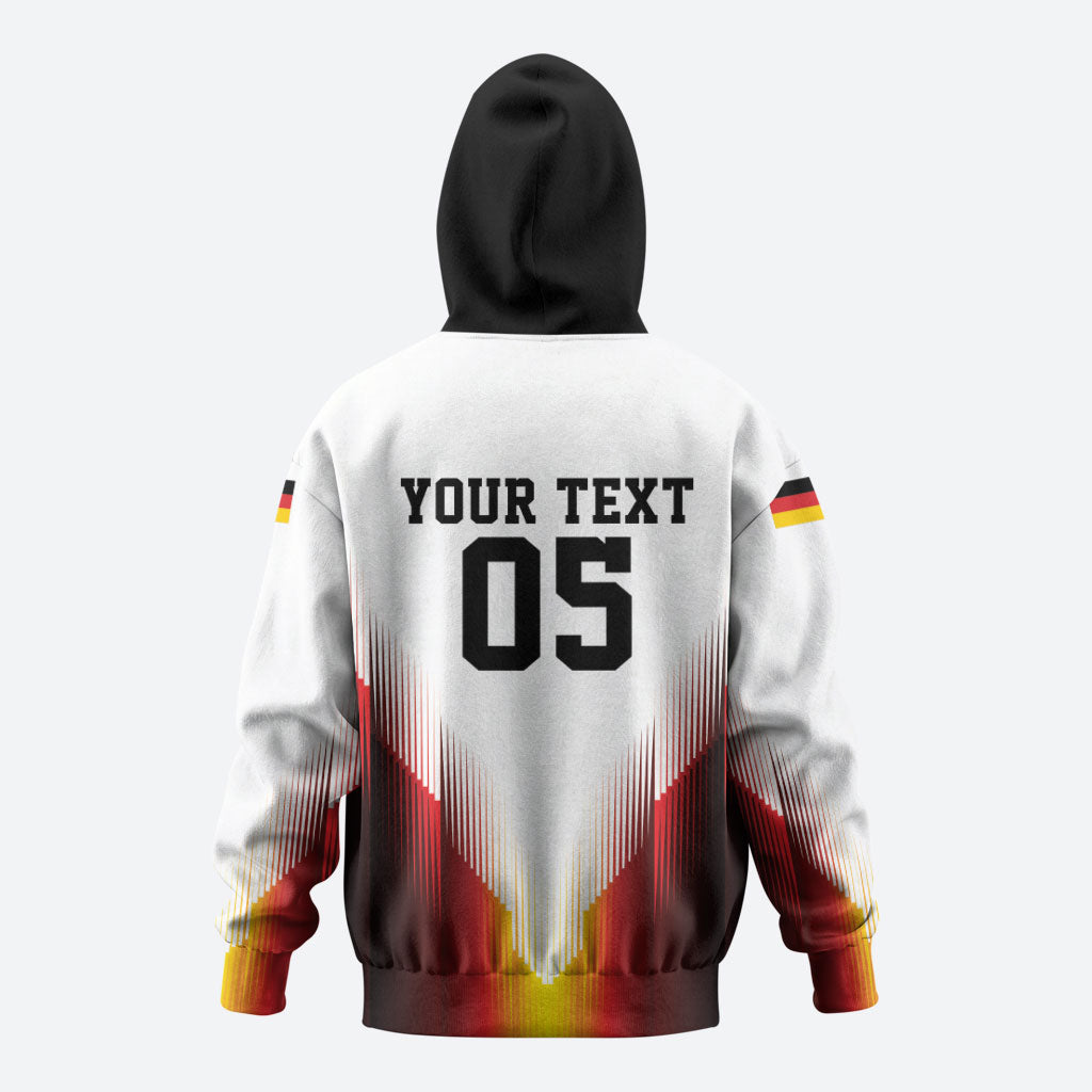Custom Germany Football 2026 Zip Hoodie Deutschland Eagle Wings Special Style