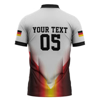 Custom Germany Football 2026 Zipper Polo Shirt Deutschland Eagle Wings Special Style