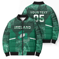 Custom Ireland Rugby 2026 Bomber Puffer Jacket Unique Style