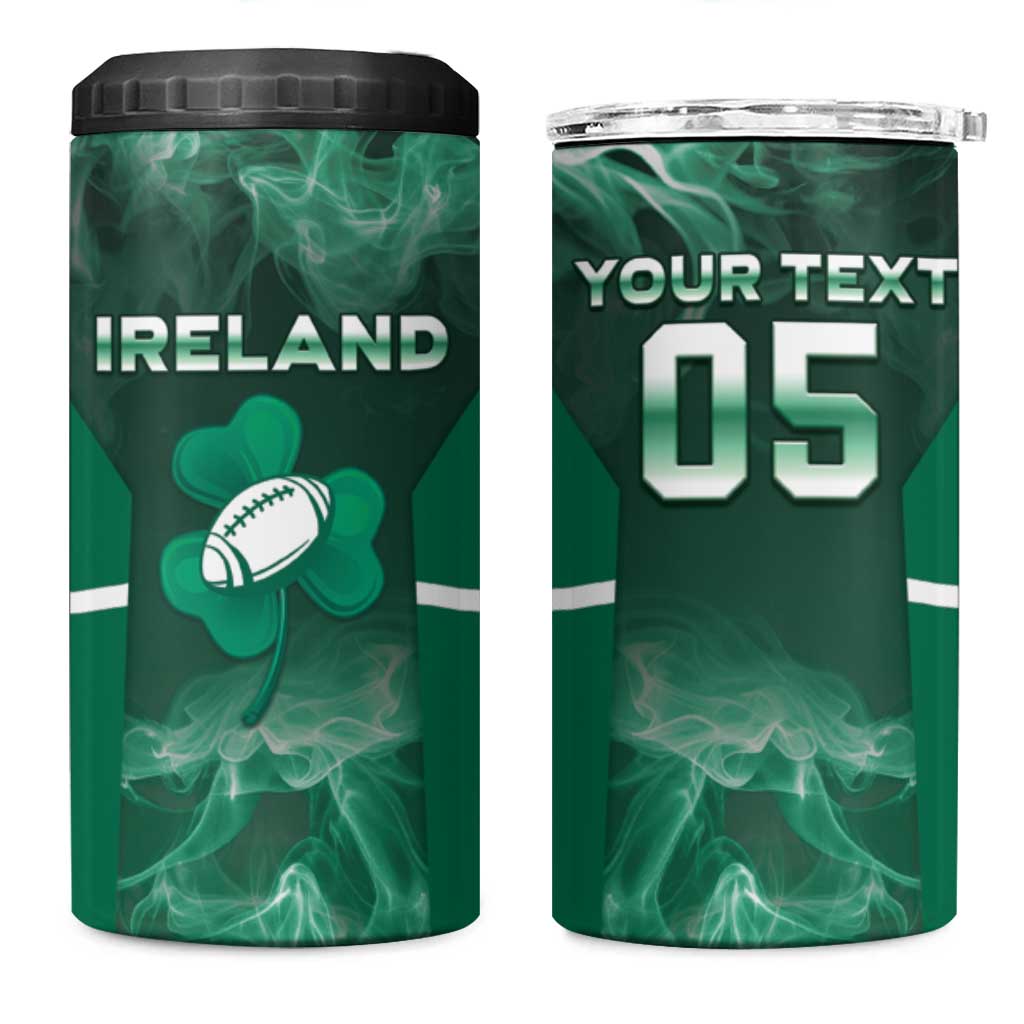 Custom Ireland Rugby 2026 4 in 1 Can Cooler Tumbler Unique Style