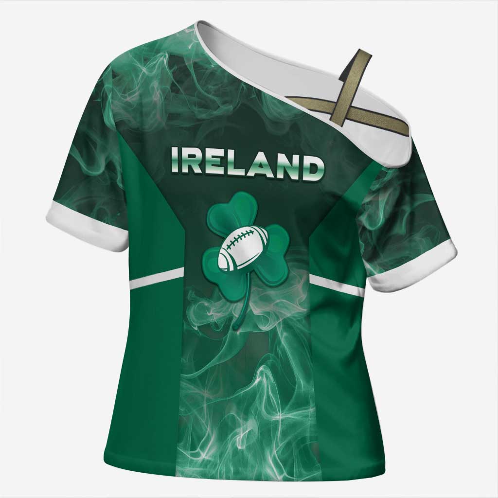 Custom Ireland Rugby 2026 Cross Shoulder Shirt Unique Style