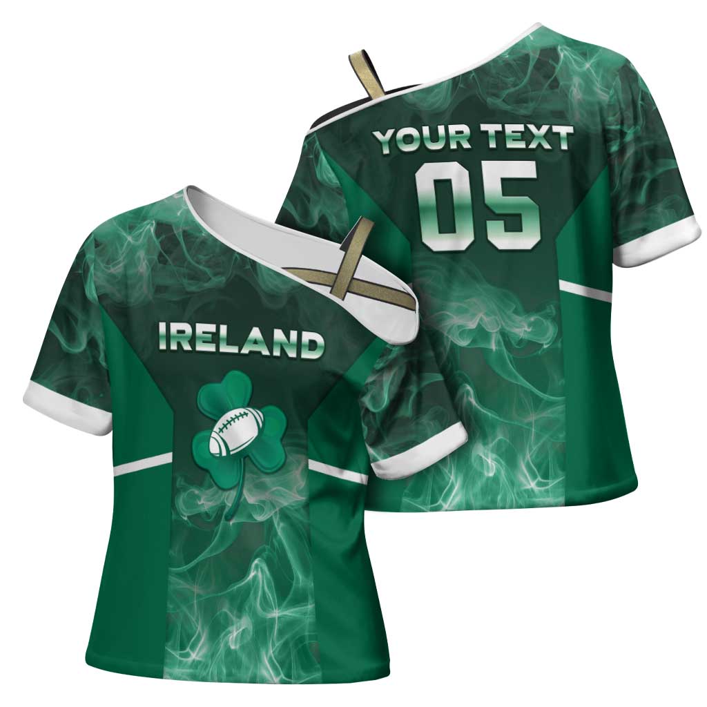 Custom Ireland Rugby 2026 Cross Shoulder Shirt Unique Style