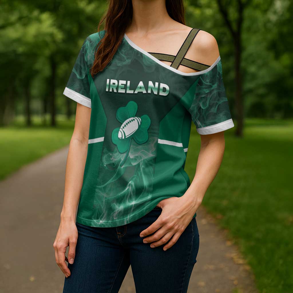 Custom Ireland Rugby 2026 Cross Shoulder Shirt Unique Style
