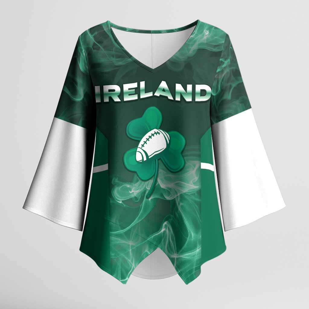 Custom Ireland Rugby 2026 Kimono Sleeve Blouse Unique Style