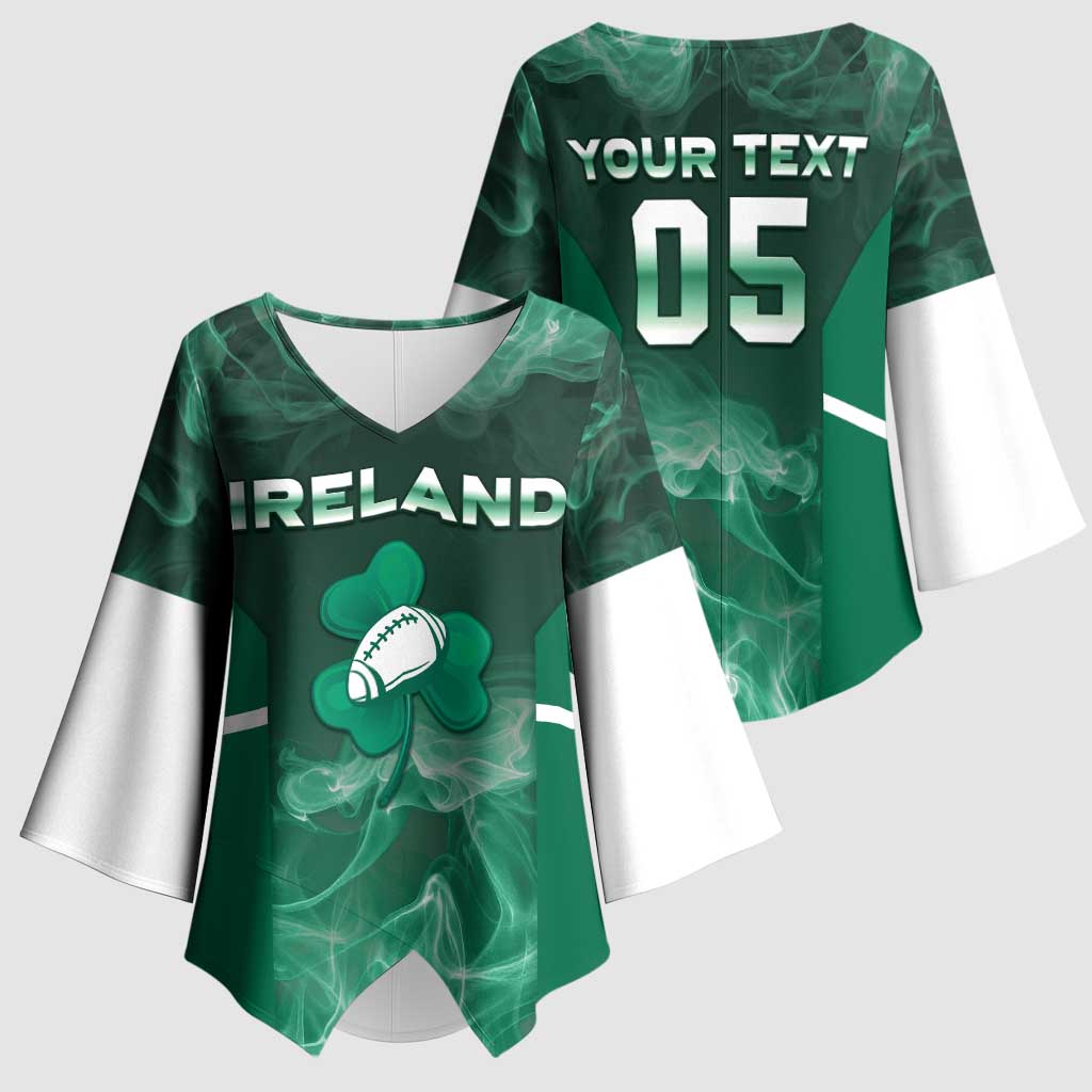 Custom Ireland Rugby 2026 Kimono Sleeve Blouse Unique Style