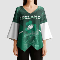 Custom Ireland Rugby 2026 Kimono Sleeve Blouse Unique Style