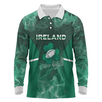 Custom Ireland Rugby 2026 Long Sleeve Polo Shirt Unique Style