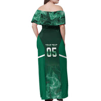 Custom Ireland Rugby 2026 Off Shoulder Maxi Dress Unique Style