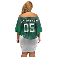 Custom Ireland Rugby 2026 Off Shoulder Short Dress Unique Style