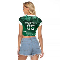 Custom Ireland Rugby 2026 Raglan Cropped T Shirt Unique Style