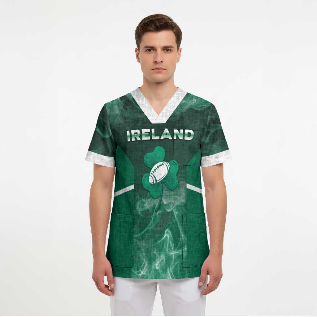 Custom Ireland Rugby 2026 Scrub Top Unique Style
