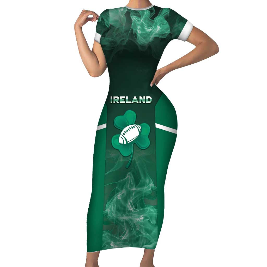 Custom Ireland Rugby 2026 Short Sleeve Bodycon Dress Unique Style