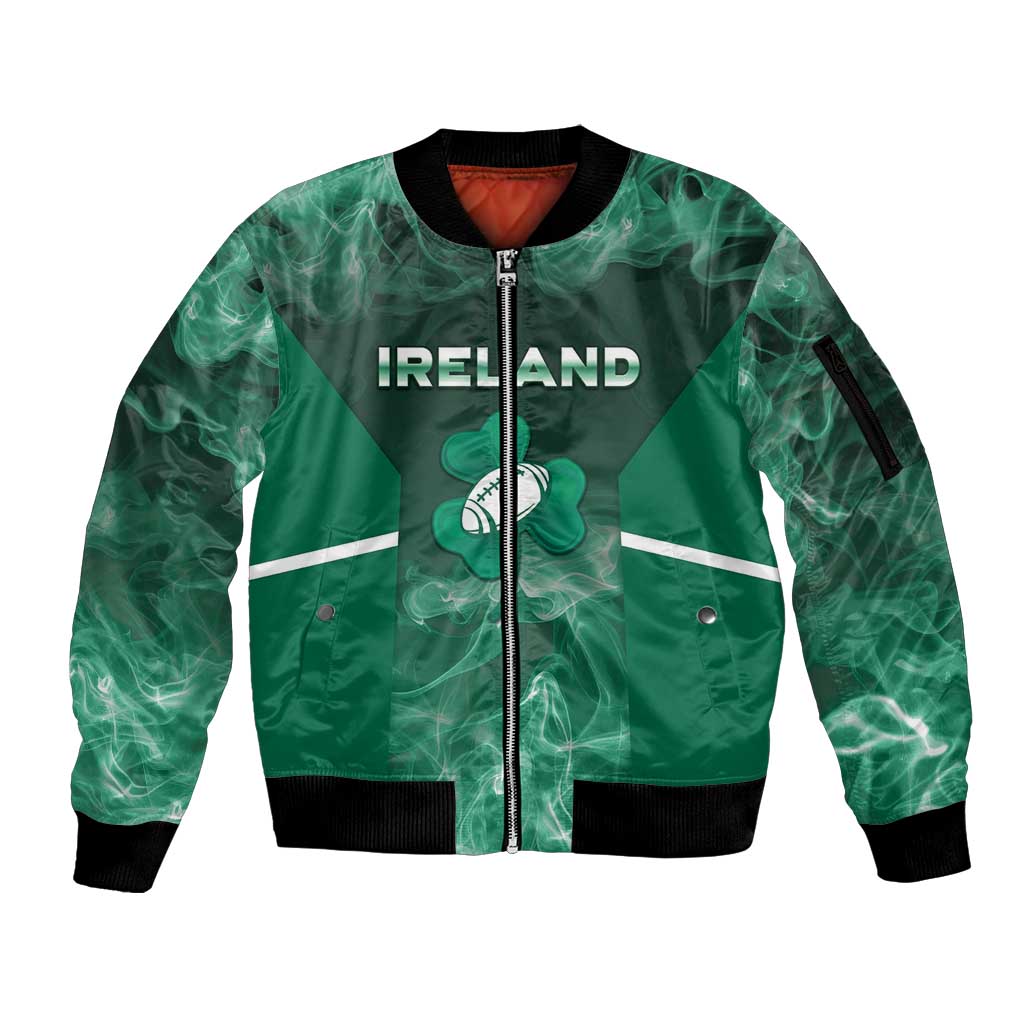 Custom Ireland Rugby 2026 Sleeve Zip Bomber Jacket Unique Style