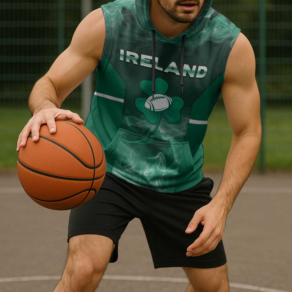 Custom Ireland Rugby 2026 Sleeveless Hoodie Unique Style