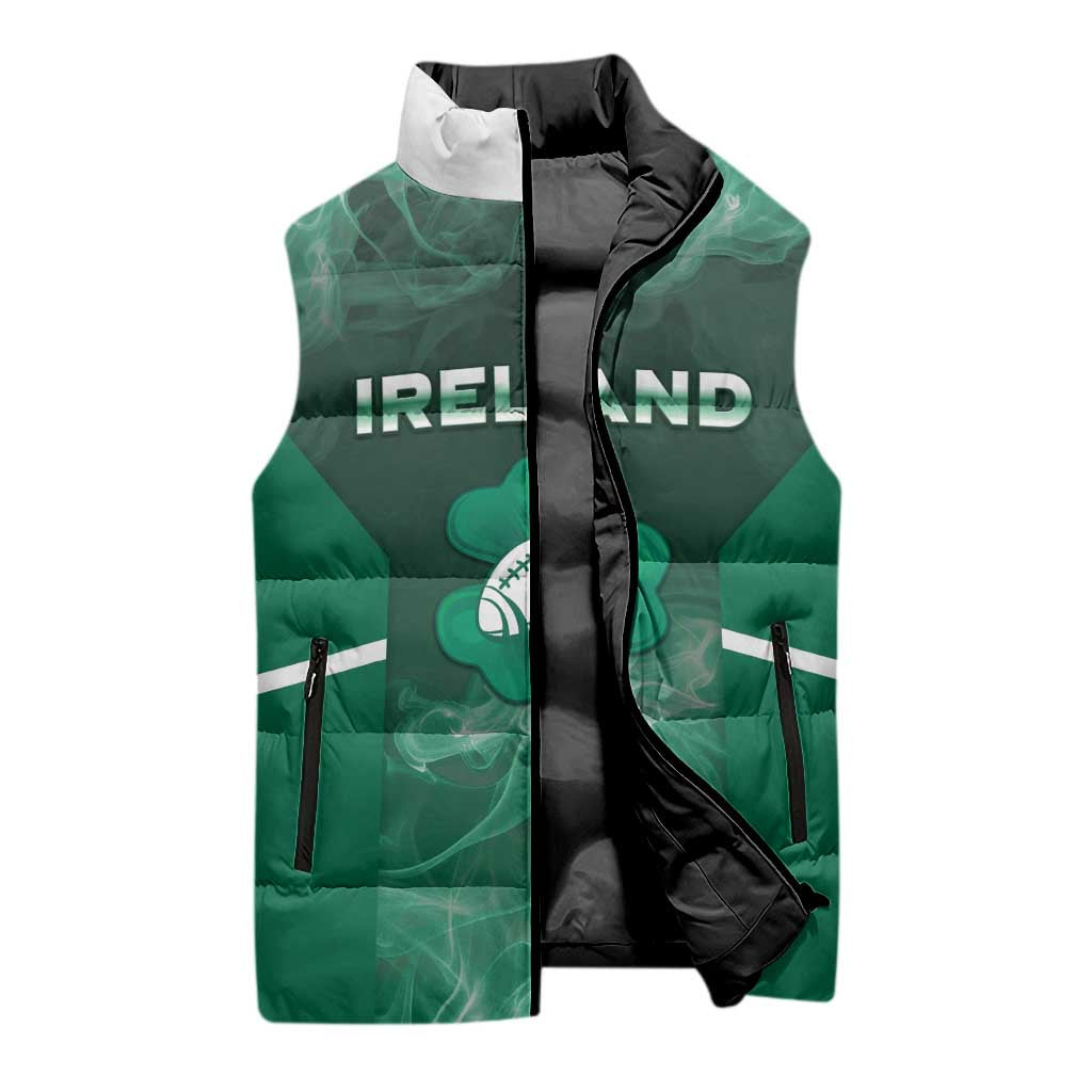 Custom Ireland Rugby 2026 Sleeveless Puffer Jacket Unique Style