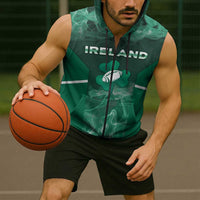 Custom Ireland Rugby 2026 Sleeveless Zip Hoodie Unique Style