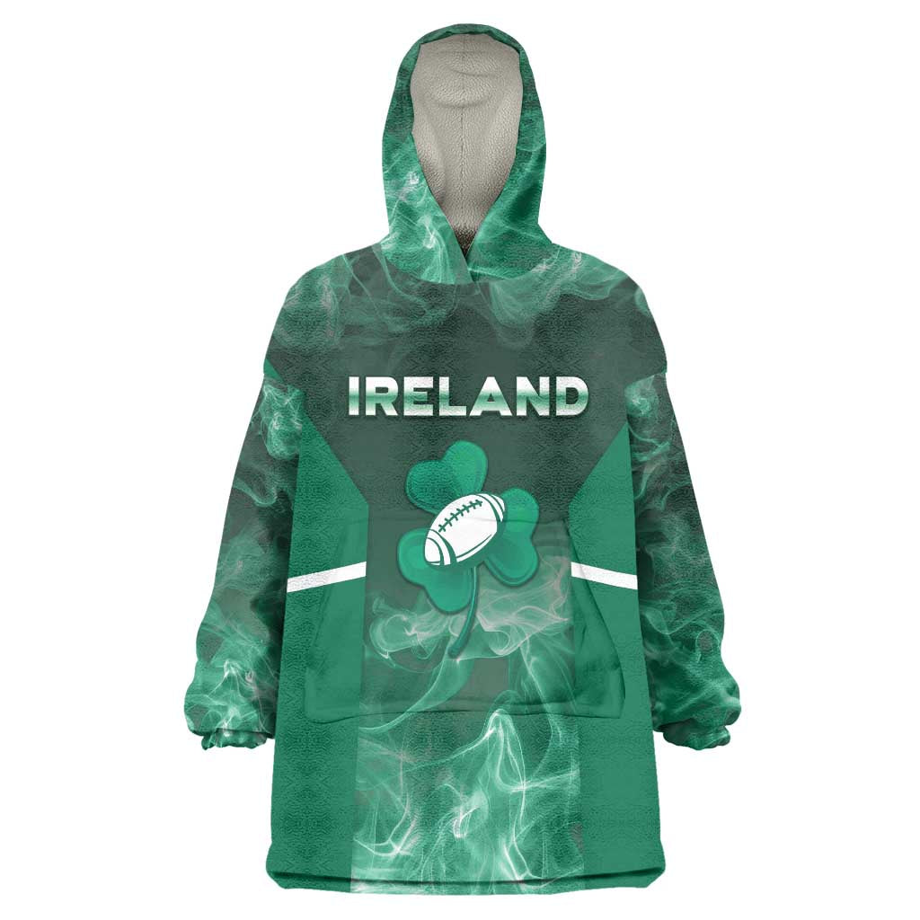 Custom Ireland Rugby 2026 Wearable Blanket Hoodie Unique Style