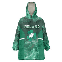 Custom Ireland Rugby 2026 Wearable Blanket Hoodie Unique Style