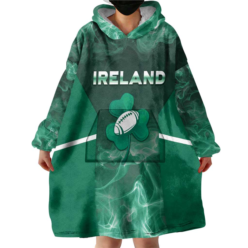 Custom Ireland Rugby 2026 Wearable Blanket Hoodie Unique Style
