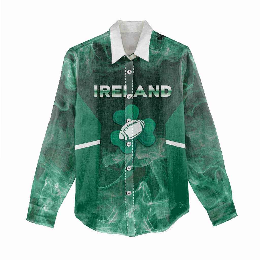 Custom Ireland Rugby 2026 Women Casual Shirt Unique Style