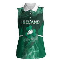 Custom Ireland Rugby 2026 Women Sleeveless Polo Shirt Unique Style