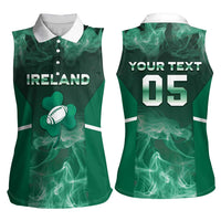 Custom Ireland Rugby 2026 Women Sleeveless Polo Shirt Unique Style