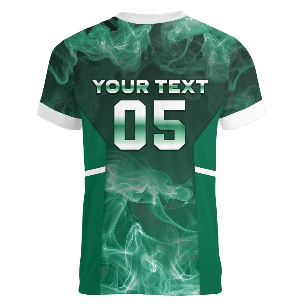 Custom Ireland Rugby 2026 Women V-Neck T-Shirt Unique Style