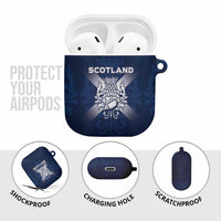 Scotland Rugby 2026 AirPods Case Scottish Thistle Flag Style