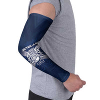 Custom Scotland Rugby 2026 Arm Sleeves Scottish Thistle Flag Style