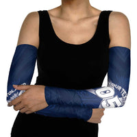 Custom Scotland Rugby 2026 Arm Sleeves Scottish Thistle Flag Style