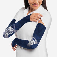 Custom Scotland Rugby 2026 Arm Sleeves Scottish Thistle Flag Style