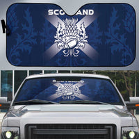 Scotland Rugby 2026 Auto Sun Shade Scottish Thistle Flag Style
