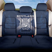 Scotland Rugby 2026 Back Car Seat Cover Scottish Thistle Flag Style