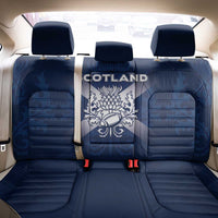 Scotland Rugby 2026 Back Car Seat Cover Scottish Thistle Flag Style