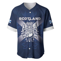 Custom Scotland Rugby 2026 Baseball Jersey Scottish Thistle Flag Style