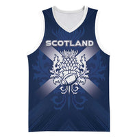 Custom Scotland Rugby 2026 Basketball Jersey Scottish Thistle Flag Style