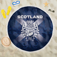 Scotland Rugby 2026 Beach Blanket Scottish Thistle Flag Style
