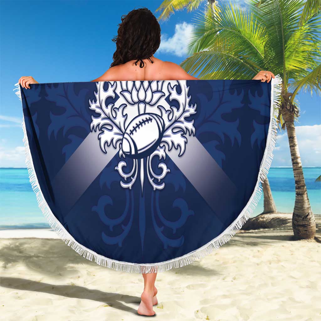 Scotland Rugby 2026 Beach Blanket Scottish Thistle Flag Style