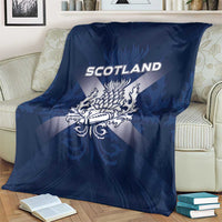 Scotland Rugby 2026 Blanket Scottish Thistle Flag Style
